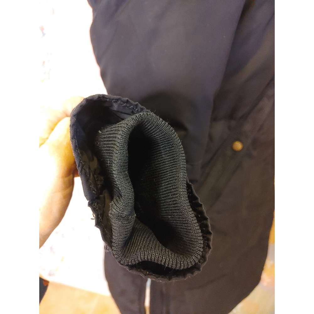 Parajumpers Masterpiece Series Womens Parka Hooded Coat Size M‎ Black Vintage - Picture 3 of 16